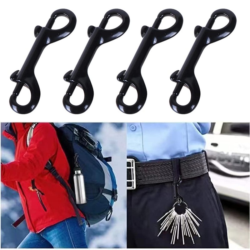 Weenkeey 2 Pcs Double Ended Bolt Snap Hooks Zinc Alloy
