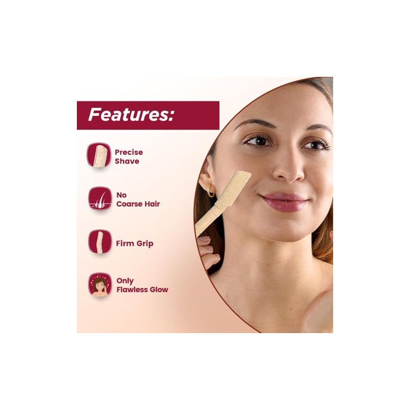 Floren Herramienta de Dermaplaning con Funda de Precisión Pack de