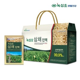 Noksipcho 삼채명가 녹십초 국산 삼채진액 1박스 (80mlx30포) / 식이유황함유 삼채 추출진액 99.9% Samsaemyeongga Green Solid Extract Made in Korea, 1 Box (80ml x 30 Packets) / 99.9% Dietary Sulfur-Containing Samcha Extract