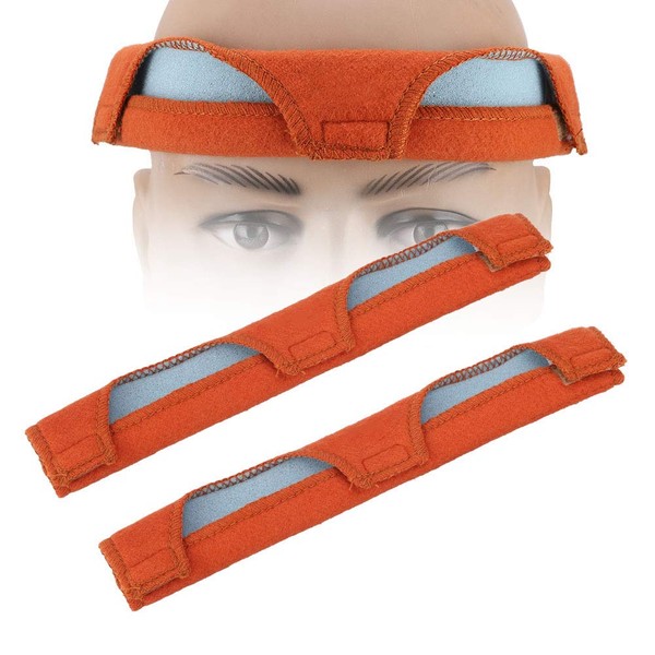 Hard Hat Sweatband, 2pcs Snap On Safety Helmet Replacement Liner Welding Sweat Band Air Cushion Comforter Pad Inner Layer Made of cushioned Foam to Store Excess Sweat