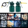 2 Sets Green Metal Oil Can with 3 Spouts-9 in.