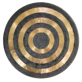 Unlimited Lunar Flare Gongs - Includes Mallet & Rope/Sound Healing & Meditation Instrument/Bronze Chinese Gong/Deep Lingering Tones