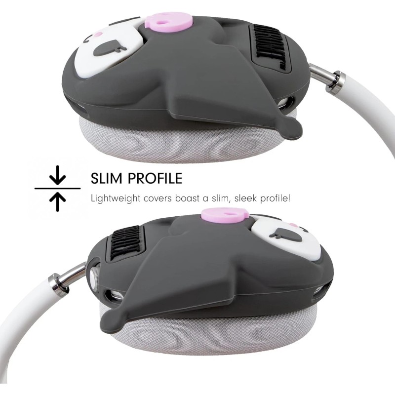 KUROMI Theme AirPods Max Case Cover,TPU Anti-Scratch Silicone Ear Cups