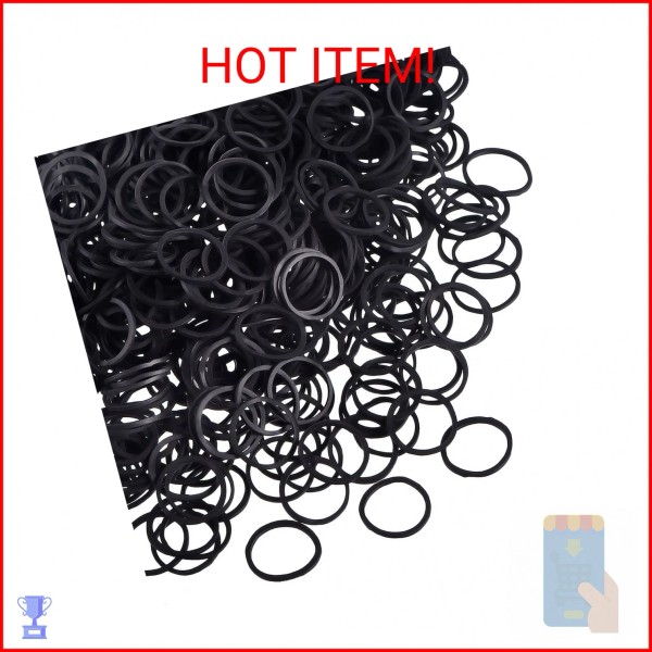 Hicarer 1000 Mini Bands Soft Elastic Bands for Kid Hair