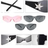 FveVqe 3 Pcs Womens Cool Rave Sunglasses, Trendy Rave Sunglasses