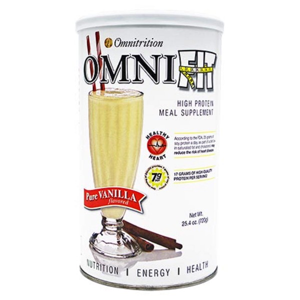 Omnitrition OMNI-Fit High Protein Meal Supplement, Pure Vanilla
