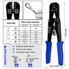 Tivorex Wire Rope Crimping Tool Kit, Built-in Cutter Swaging Tool,