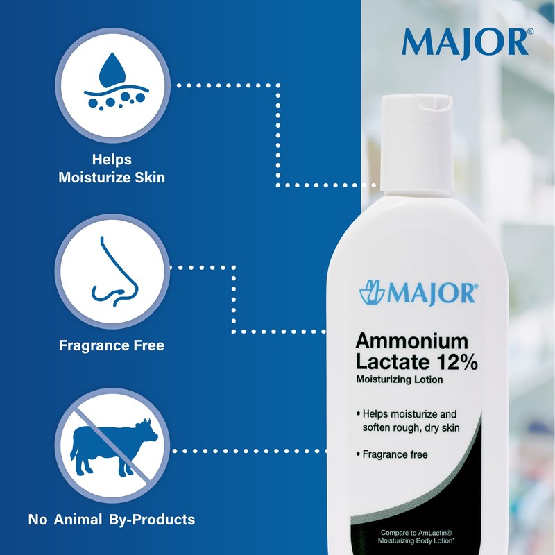 Major Ammonium Lactate 12% Moisturizing Lotion - Lactic Acid Lotion