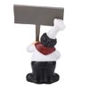 Restaurant Chef Decoration,Miniature Euramerican Resin Cook Statue Welcome Board Table