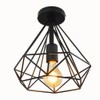stoex Ceiling Light Industrial Retro 25cm in Shape Diamond Pendant