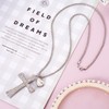 PAGOW PAGOW Bling Car Accessories for Women, Double-Sided Cross Car