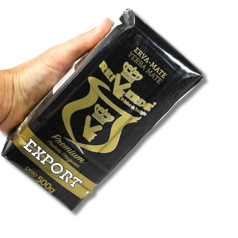 Yerba Mate Rei Verde Premium 500g - Molienda uruguaya