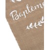Generique - Jute Flocked Christening Table Runner 28cm x 5m