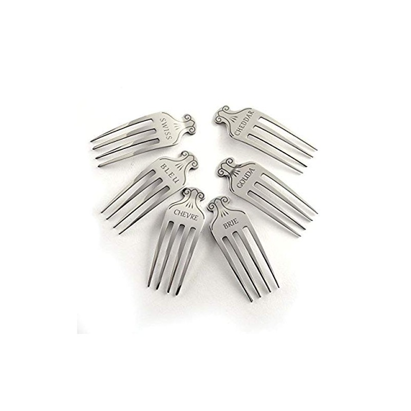 Norpro Stainless Steel Cheese Markers, Set of 6 NOR-334
