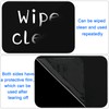 6 Pcs Mini Plastic Chalkboard Sign with Clips, Rectangle Double