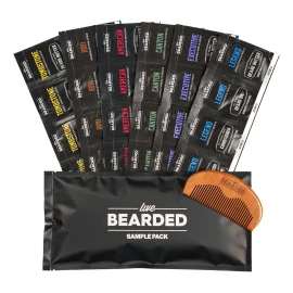 Paquete De Muestras De Kit De Barba De Barba De Barba Con Ba