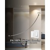 Adetu 2 Inch 5CCT Anti-Glare LED Recessed Ceiling Light with