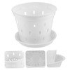 SUPVOX 5sets Orchid Pots Garden Planter with Drainage Holes Use