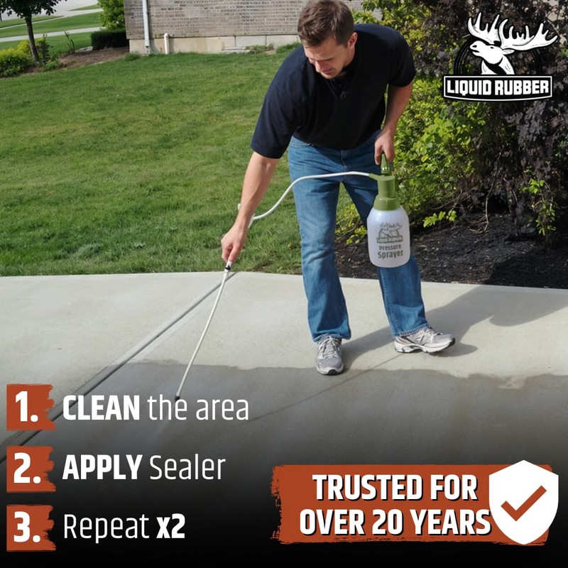 Liquid Rubber Concrete and Stone Sealer – Clear Satin Natural