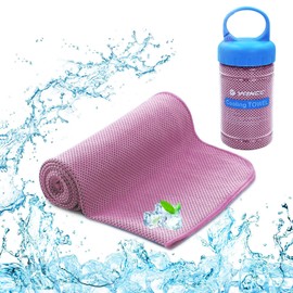 YQXCC Cooling Towel (120x30 cm) Ice Towel for Neck, Soft Breathable Chilly Towel, Microfibre Cool Towel for Yoga, Golf, Gym, Camping, Running, Workout & More Activities