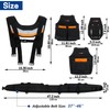 WISEPRO Tool Belt with Suspenders, Heavy Duty Adjustable Detachable Electrician