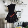 BBQ Cooking Heat Resistant Gloves, 1472°F(800ºC) Extreme Heat Resistant Grilling