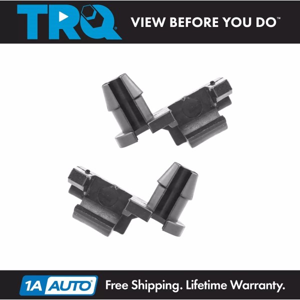TRQ Tailgate Handle Latch Rod Retainer Clips Inner Pair for