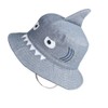 Sombrero de pescador ajustable y transpirable para niños, gris, 12-24months