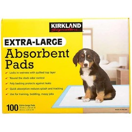 BLUE RIBBON KS Extra-Large Absorbent Pads, 30 in L X 23 in W, 100-count (Pack of 1)