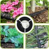 Short Soaker Hose 8ft -5/8 Round Rubber Garden Soaker Hoses,