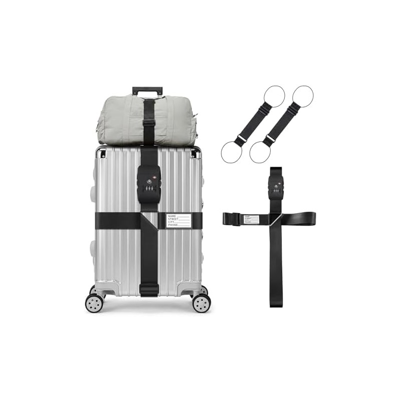 Mythya Correas de Equipaje, Correas de Equipaje TSA Aprobado Maleta