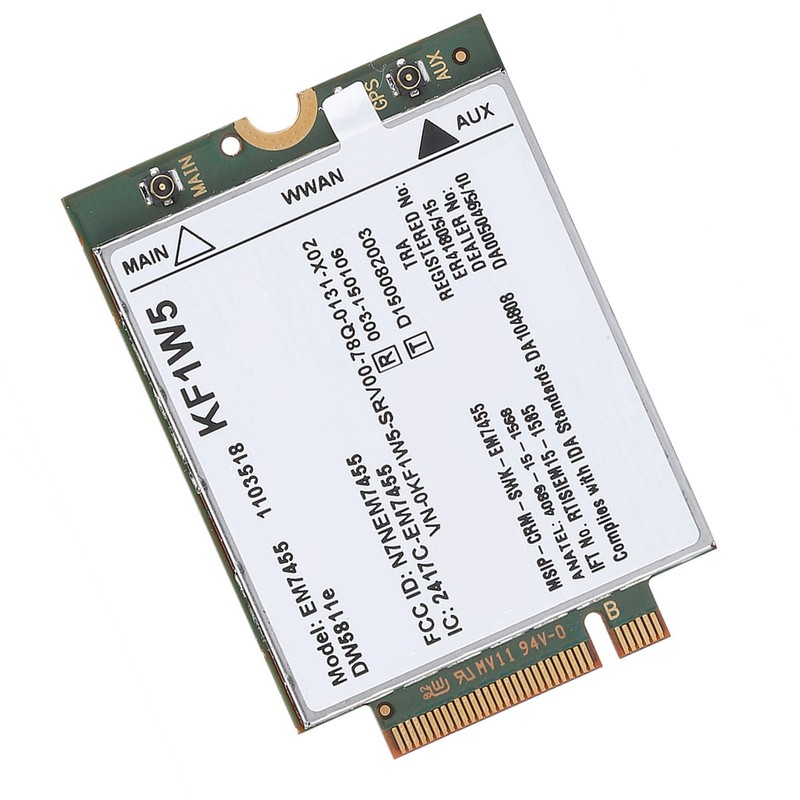 Replacement Wireless EM7455 for Dell DW5811e Qualcomm 4G LTE WWAN