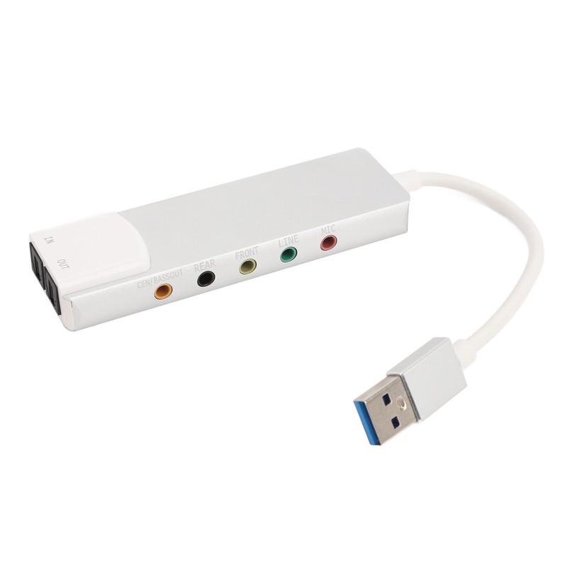 USB Sound Card Supports 5.1 7.1 Channels Rich Interfaces Plug