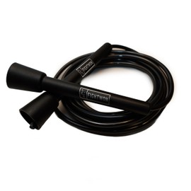 FightWon, 5mm PVC Jump Rope for Fitness | Adjustable Indoor/Outdoor Skipping Rope with Unbreakable Handles | Ultra-Strong PVC & White Grips (Pink)