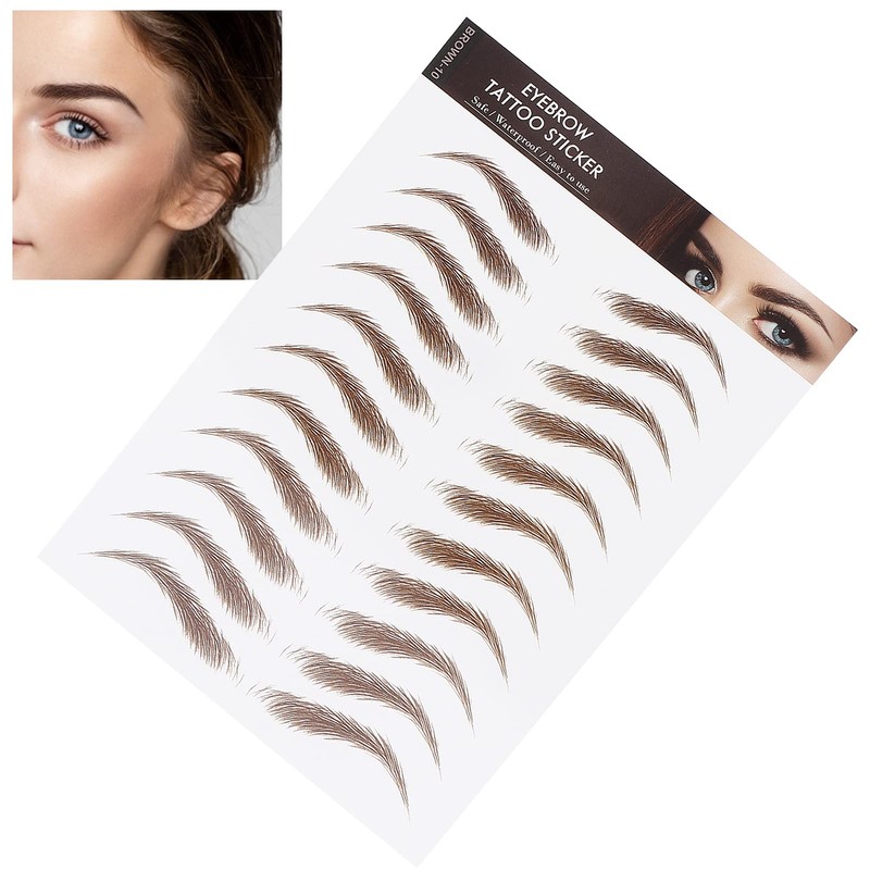 Pegatina de Transferencia de Cejas para Mujeres Pegatinas de Tatuaje
