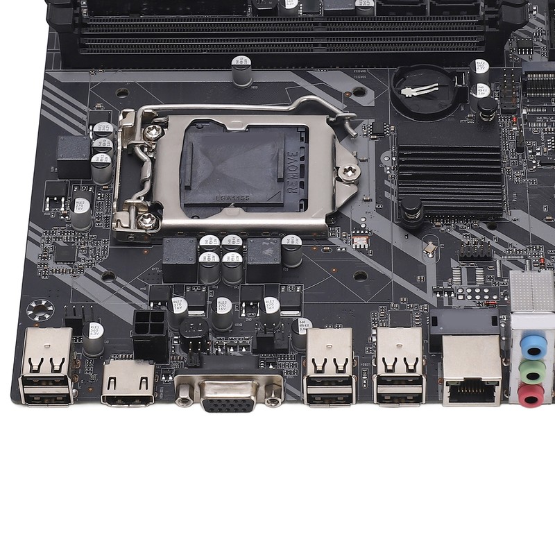 Computer Motherboard 100M Network Card 1155 Pin Dual Channel DDR3