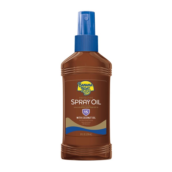 Banana Boat Deep Tanning Spray SPF 4, 8 Ounces (Value Pack of 3)