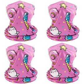 BASSDASH Kids' UPF 50+ UV Protection Neck Gaiter Fishing Cycling Mask 3-13 Years