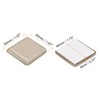 uxcell Furniture Sliders, 8Pcs 2" - Plastic Self-Adhesive Square Sliding