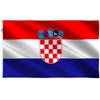 Croatia Flag 3x5 ft,Canvas Header and Double Stitched - Brass