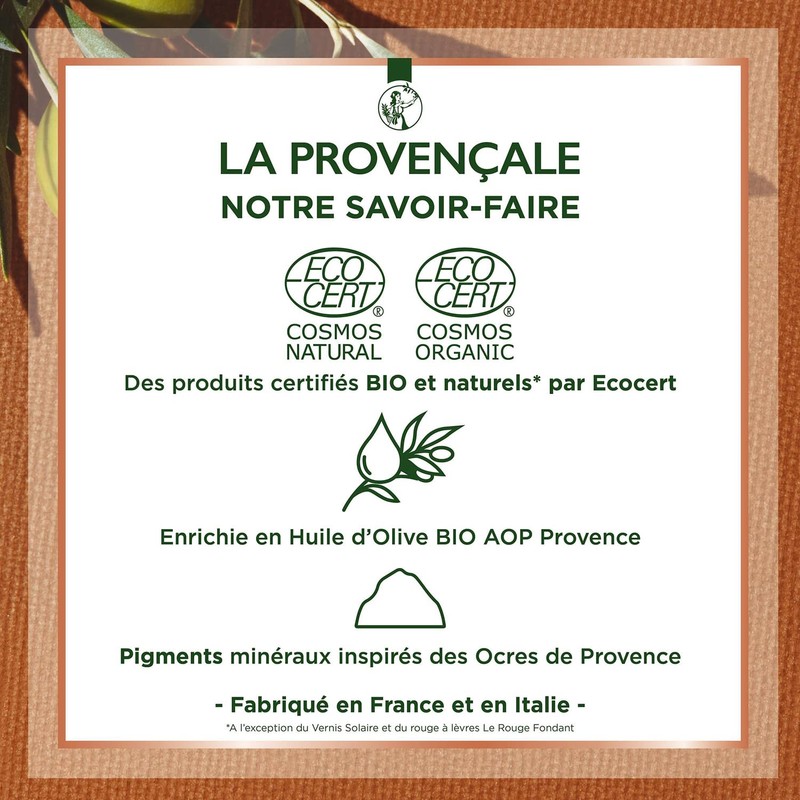 La Provençale Le Rouge Solaire 99% Natural Ingredients for Vibrating