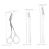 1set Eyebrow Razor Set Scissors Comb Brush for Women Men