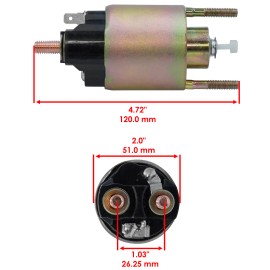 Caltric Starter Solenoid for Kawasaki Fc400V Fc401V Fc420V Engine