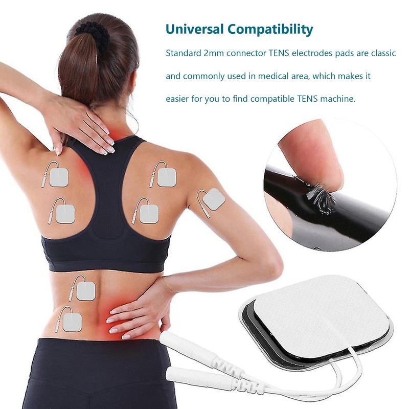 20-Piece TENS Machine Pads Set - Universal, Safe & Durable
