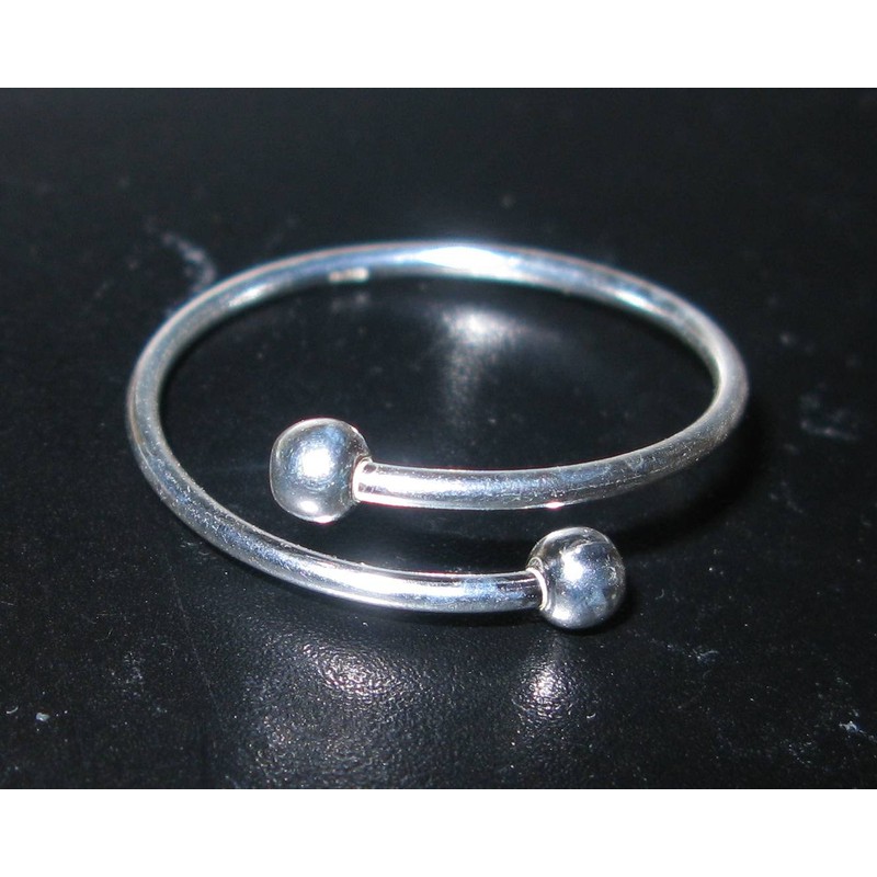 925 Sterling Silver Adjustable Spiral Twist Ring Extra Large (Y)