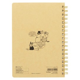 Sunstar Stationery Moomin Notebook Ring, Comic Pattern S2639661