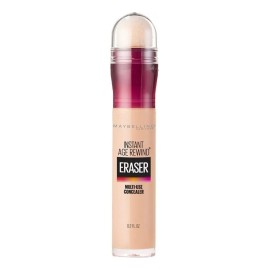Maybelline Instant Age Rewind Corrector facial 3 en 1, Tono Light Honey, 6ml - Maquillaje que borra ojeras y líneas finas, cubre imperfecciones, corrige, contornea e ilumina, cobertura media, 12H uso