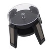 LED Jewelry Display Turntable Solar Powered Rotating Stand Blue Led