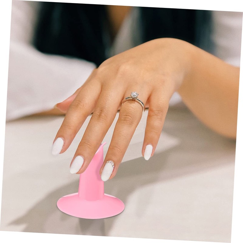 GLEAVI 10pcs Finger Support Holders for Nail Art Ergonomic Nail