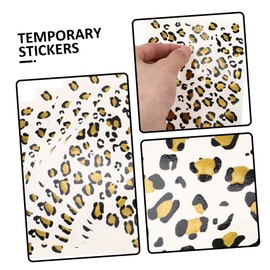 TOVINANNA Body Temporary Stickers 6 Sheets of Leopard Transfer for Cosplay Role Play